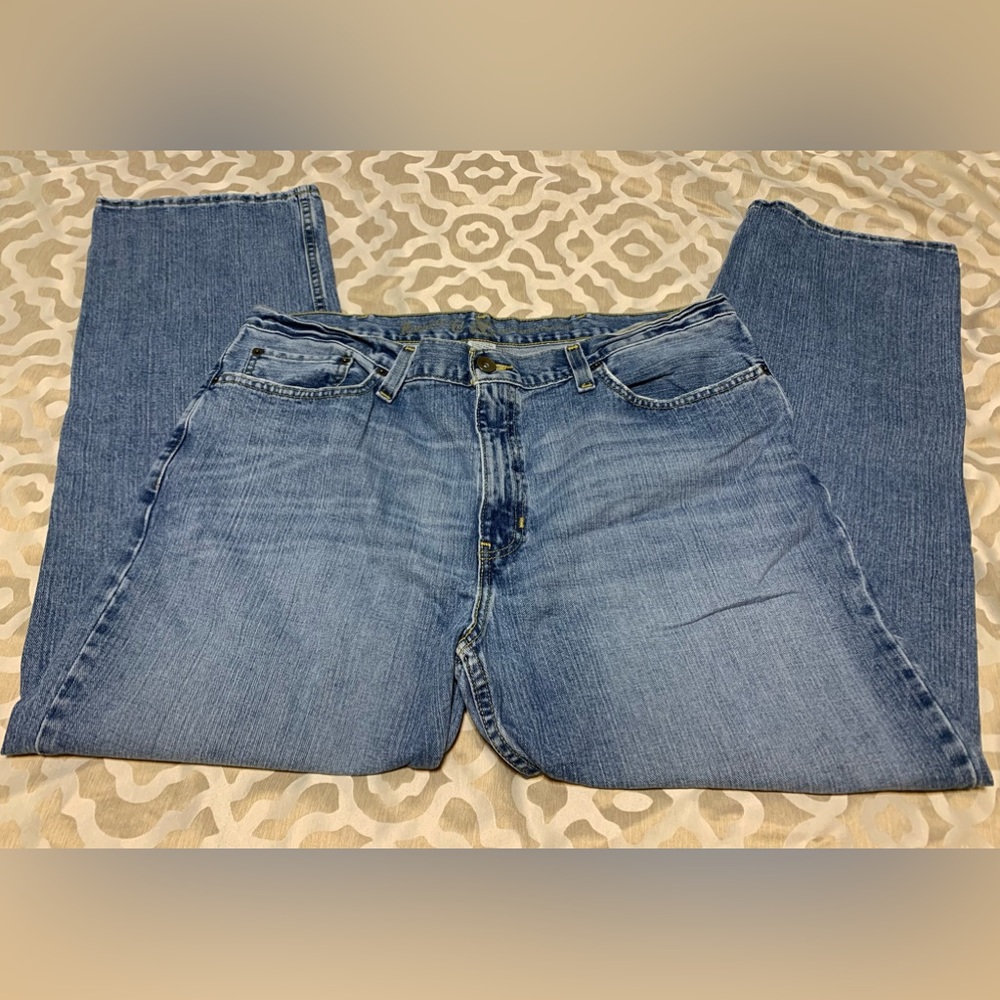 Men’s Roebuck & Co Relaxed Straight fit Blue Jeans. 38x30.